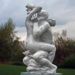 outdoor art gallery marble sculpture of Ryszard Piotrowski
