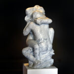marble figure sculpture art gallery modern artist